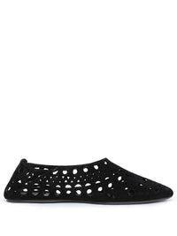ALAÏA Pantofole Vienne In Pelle Di Vitello Effetto Velluto Women