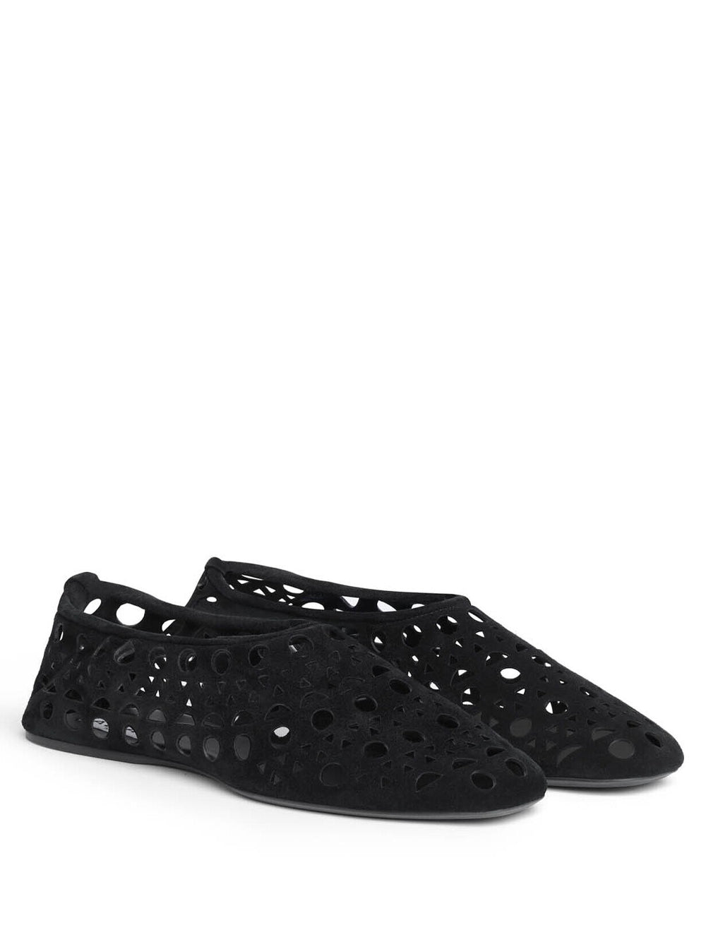 ALAÏA Pantofole Vienne In Pelle Di Vitello Effetto Velluto Women
