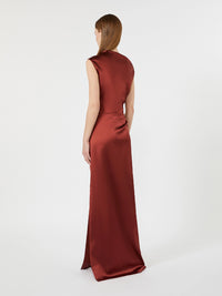 MAXMARA Abito Lungo In Raso Stretch Women