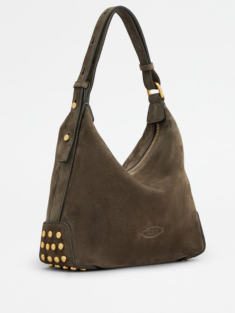 TOD`S Metal Dots Mini Bag In Suede Women