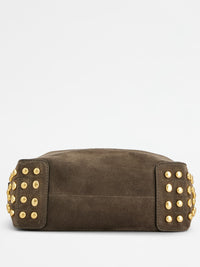 TOD`S Metal Dots Mini Bag In Suede Women