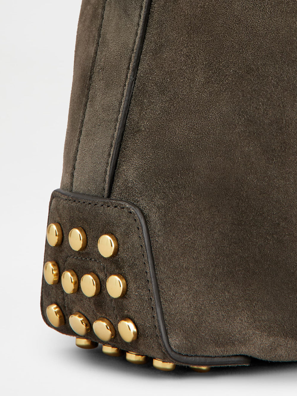 TOD`S Metal Dots Mini Bag In Suede Women