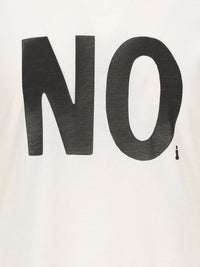 FENDI T-Shirt In Jersey Avorio Con Stampa Noi Women