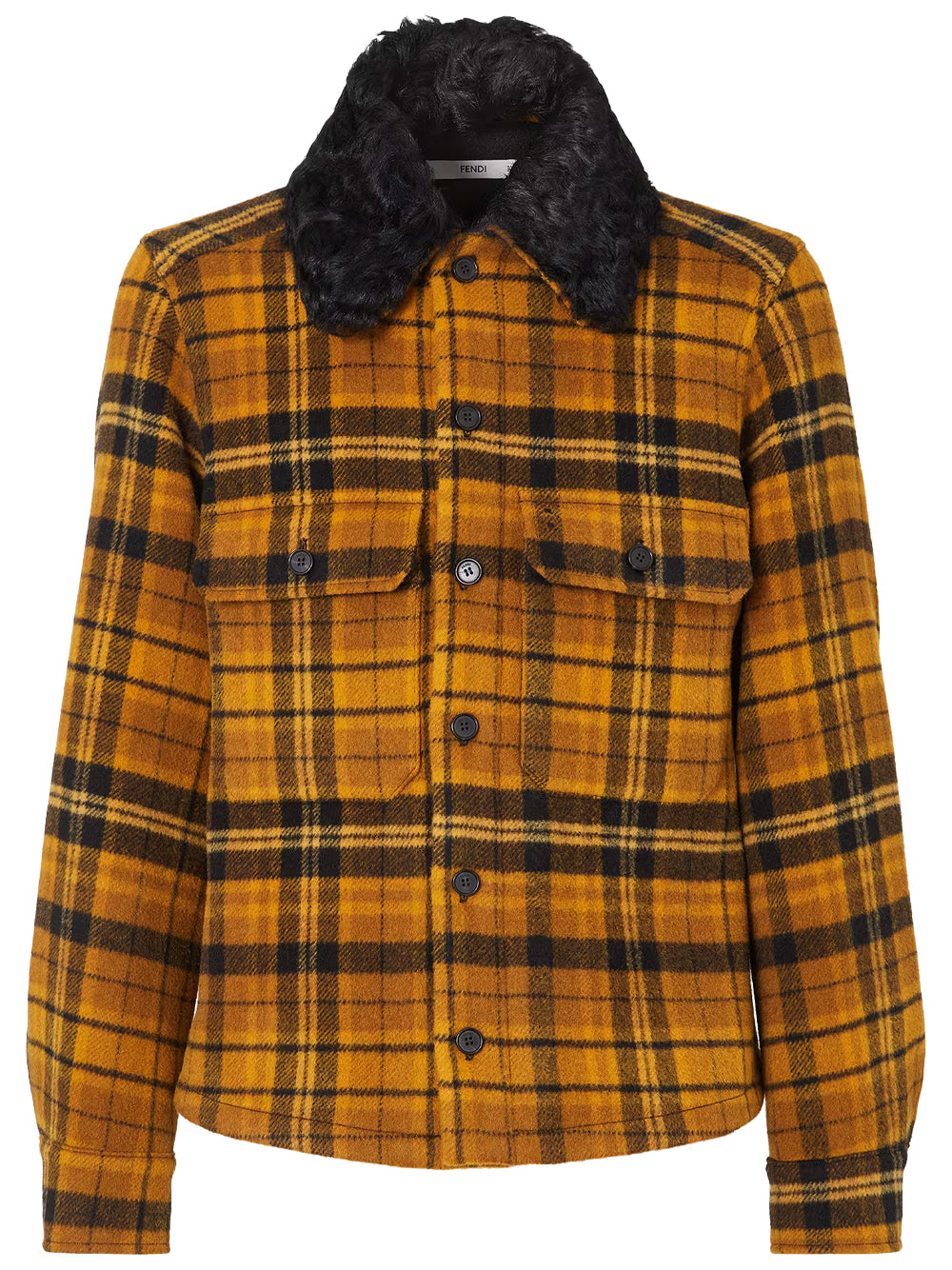 FENDI Blouson In Lana Check Women