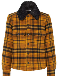 FENDI Blouson In Lana Check Women