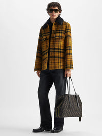 FENDI Blouson In Lana Check Women