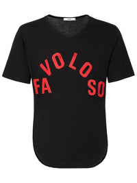 T-Shirt In Cotone Con Stampa "Favoloso" Women