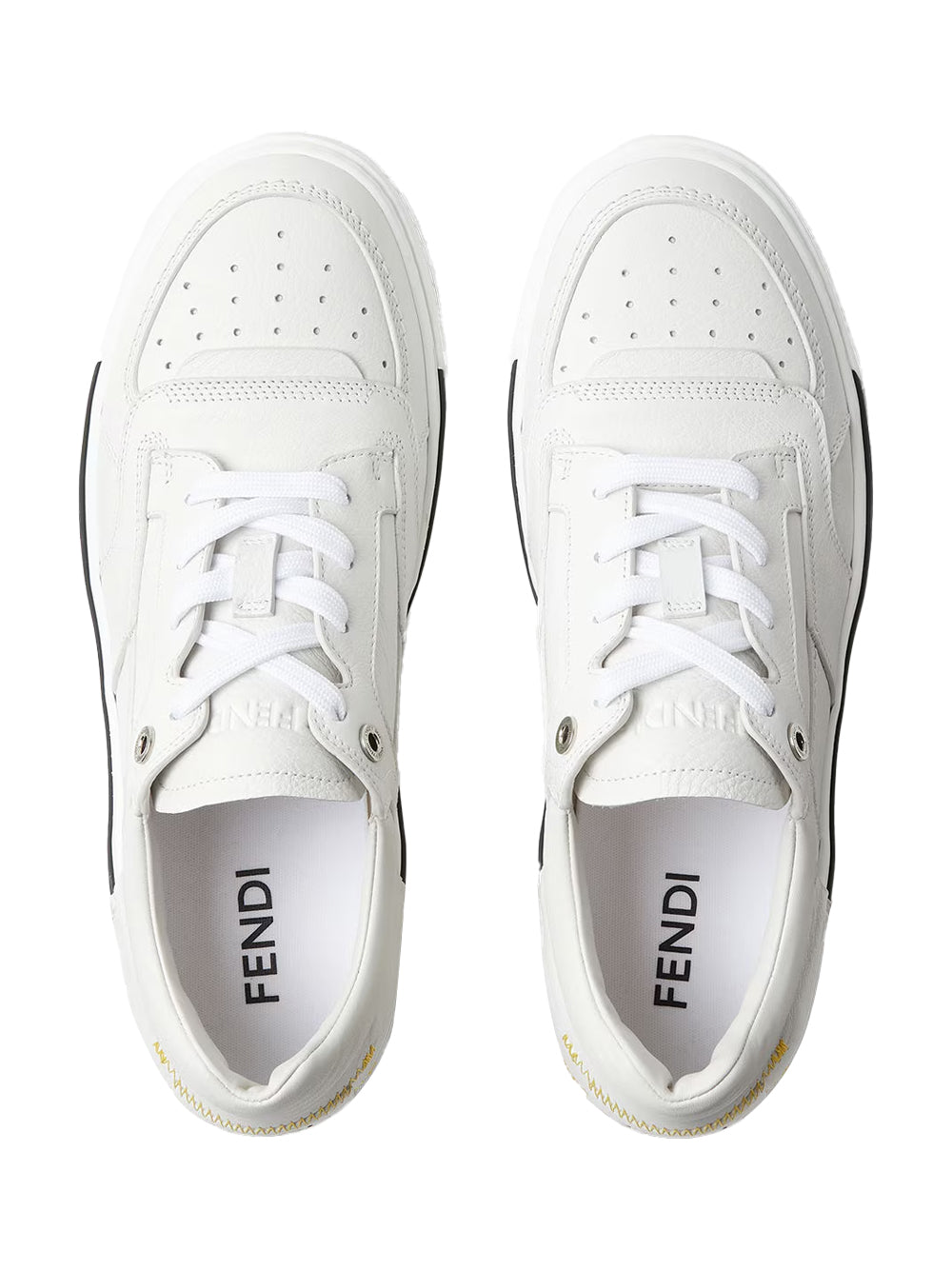 FENDI Sneakers "Fendi Fender" In Pelle Women