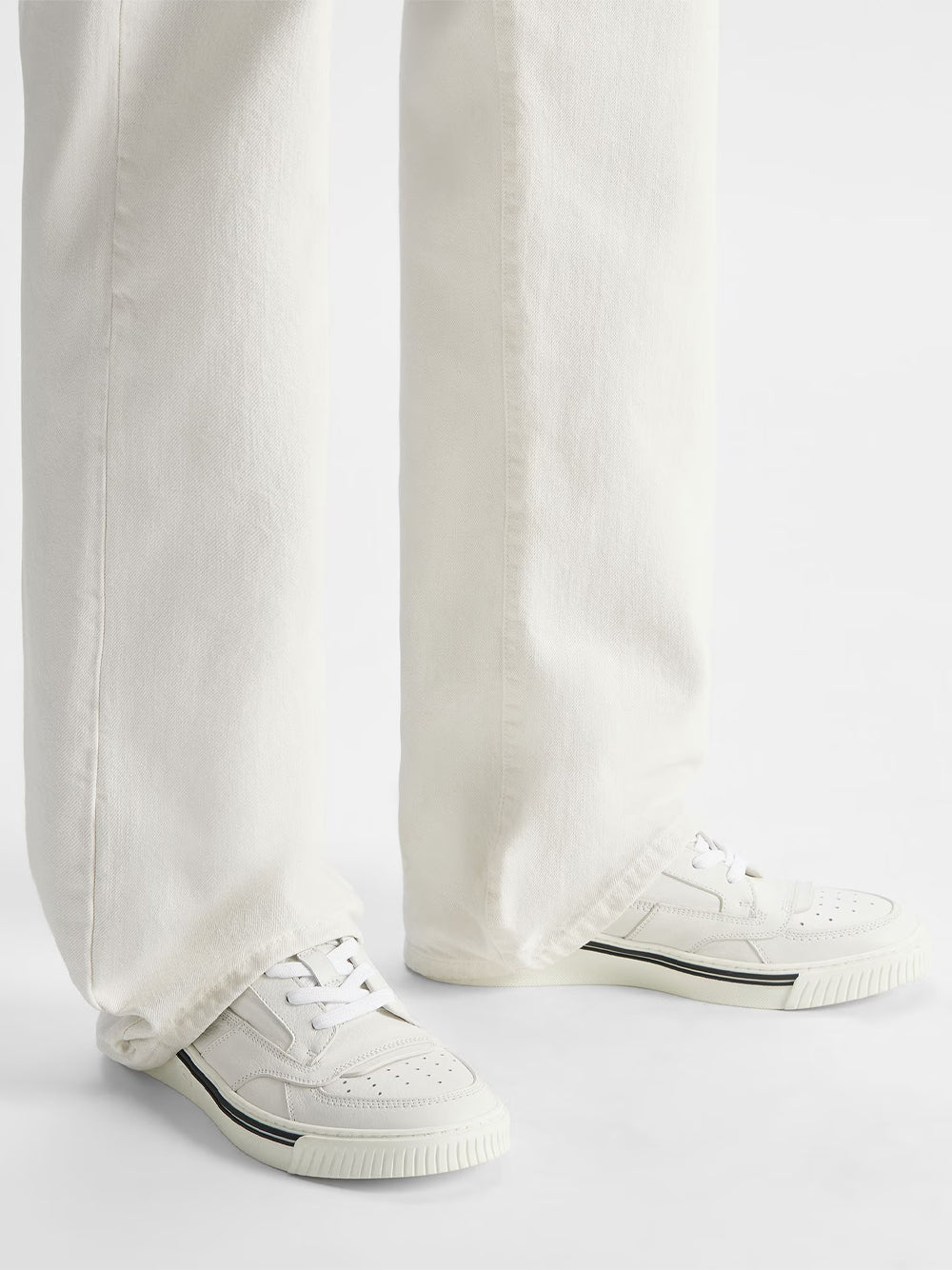 FENDI Sneakers "Fendi Fender" In Pelle Women