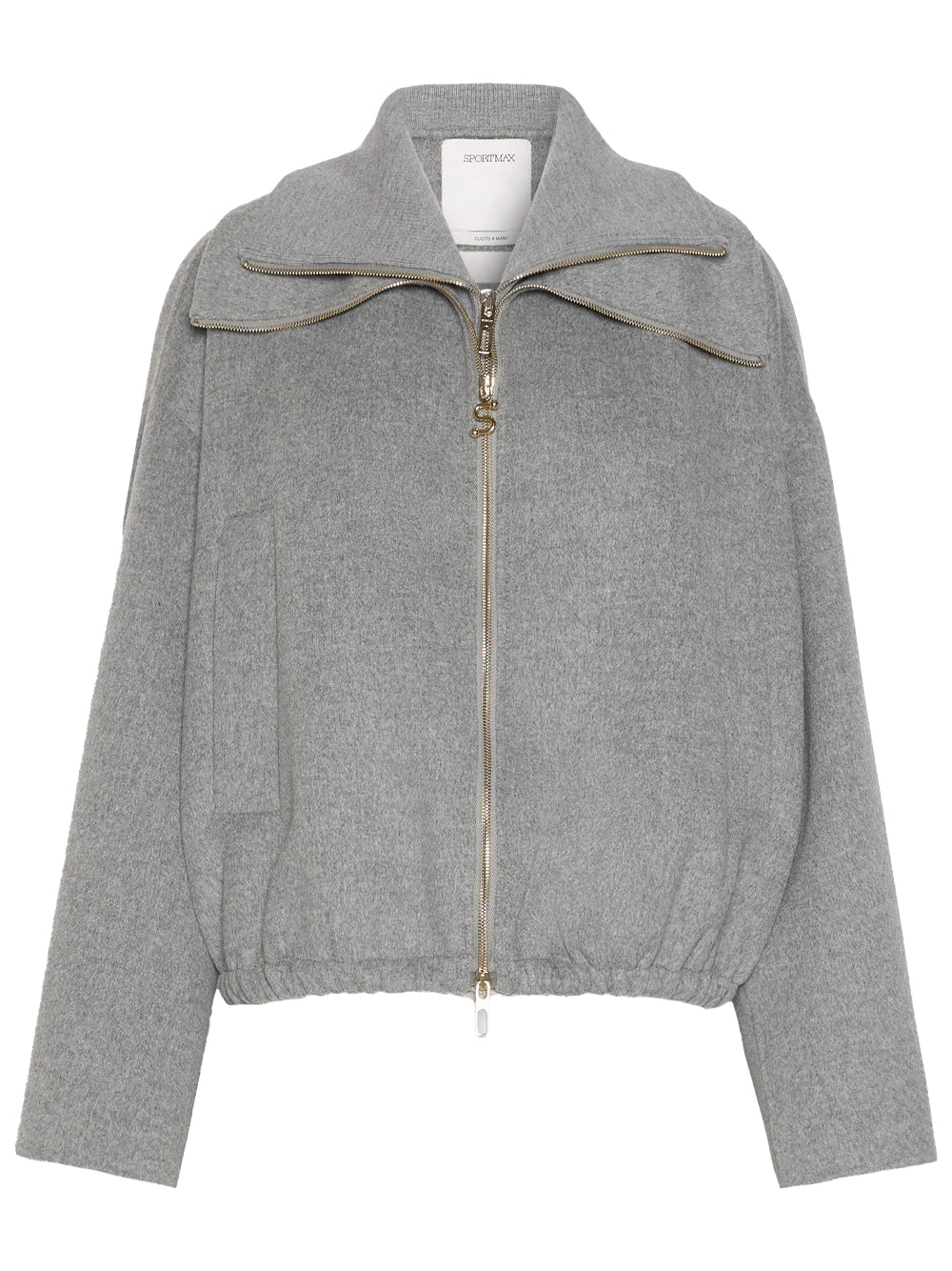 SPORTMAX Bomber In Pura Lana Con Davantino Rimovibile Women