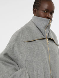 SPORTMAX Bomber In Pura Lana Con Davantino Rimovibile Women