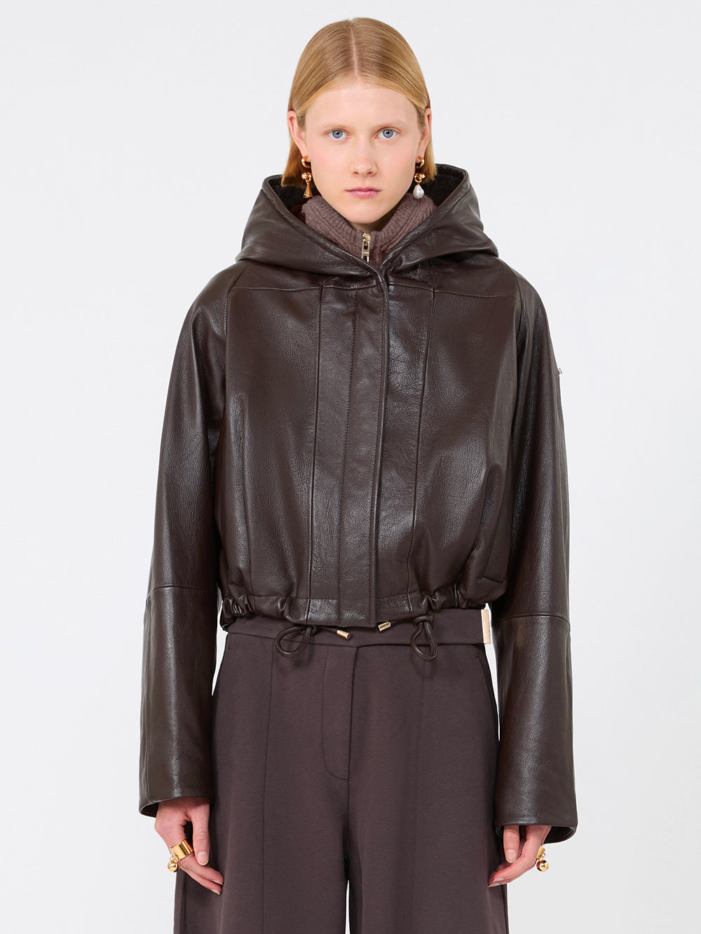 SPORTMAX Giacca Pelle Women