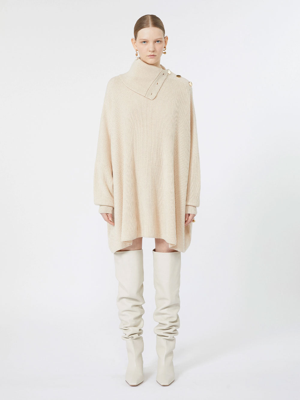 SPORTMAX Oversized Wool And Cashmere Dress Women