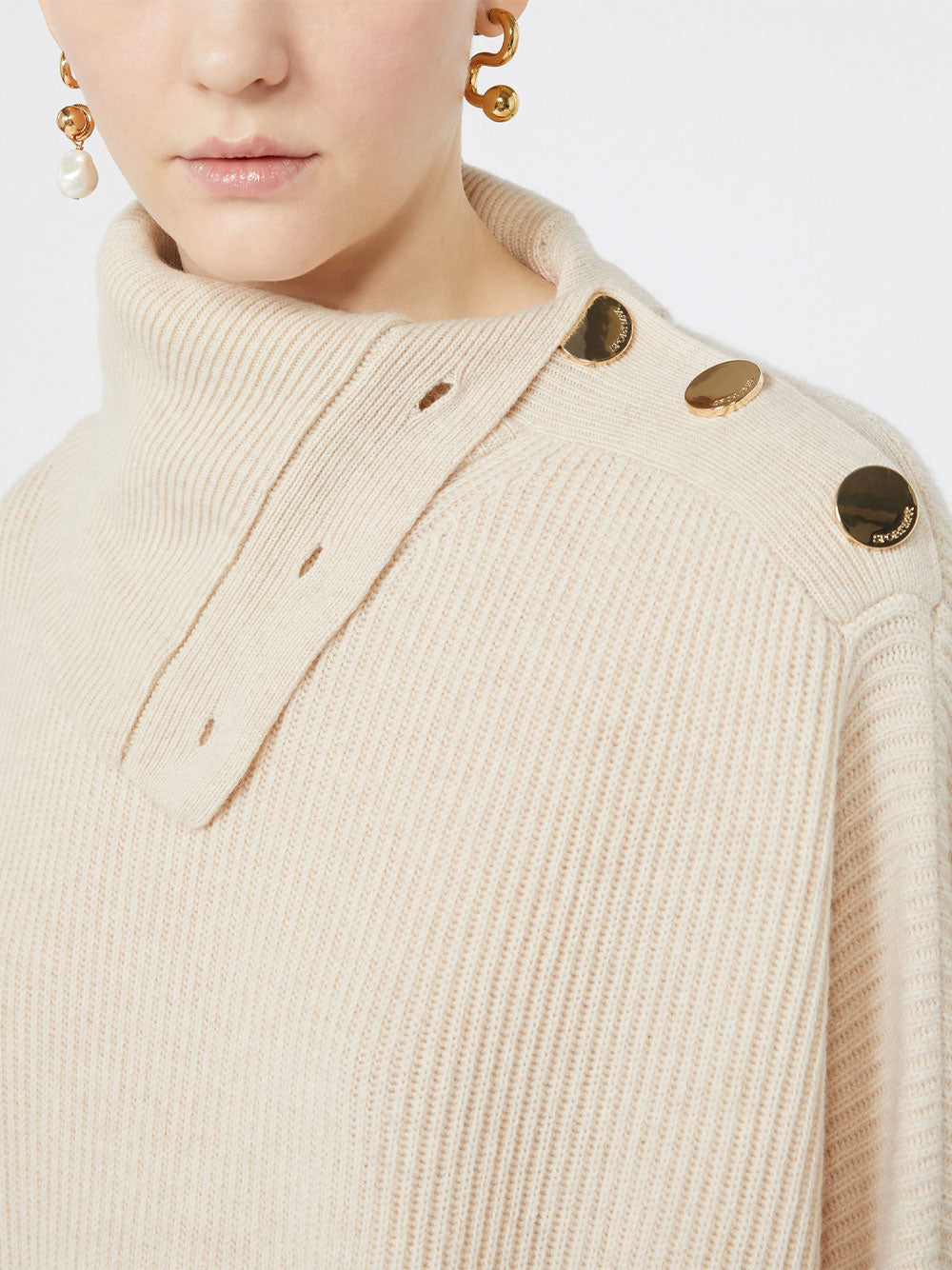 SPORTMAX Oversized Wool And Cashmere Dress Women