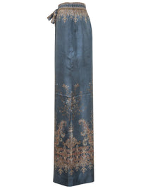 ZIMMERMANN Pantaloni Valiant In Seta Paisley Women