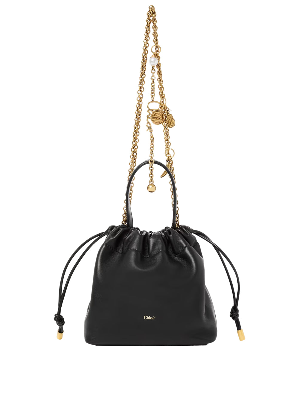 CHLOÉ Borsa A Spalla "Mini Chloé Icons" Con Catena In Pelle Morbida Women