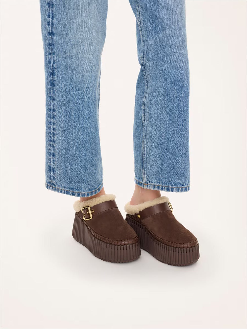 CHLOÉ Sabot Con Zeppa "Nama" Women