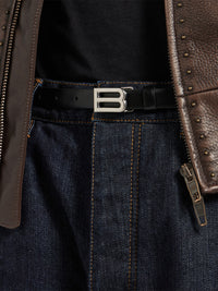 BALENCIAGA Cintura "Bolero B" In Pelle Liscia Women