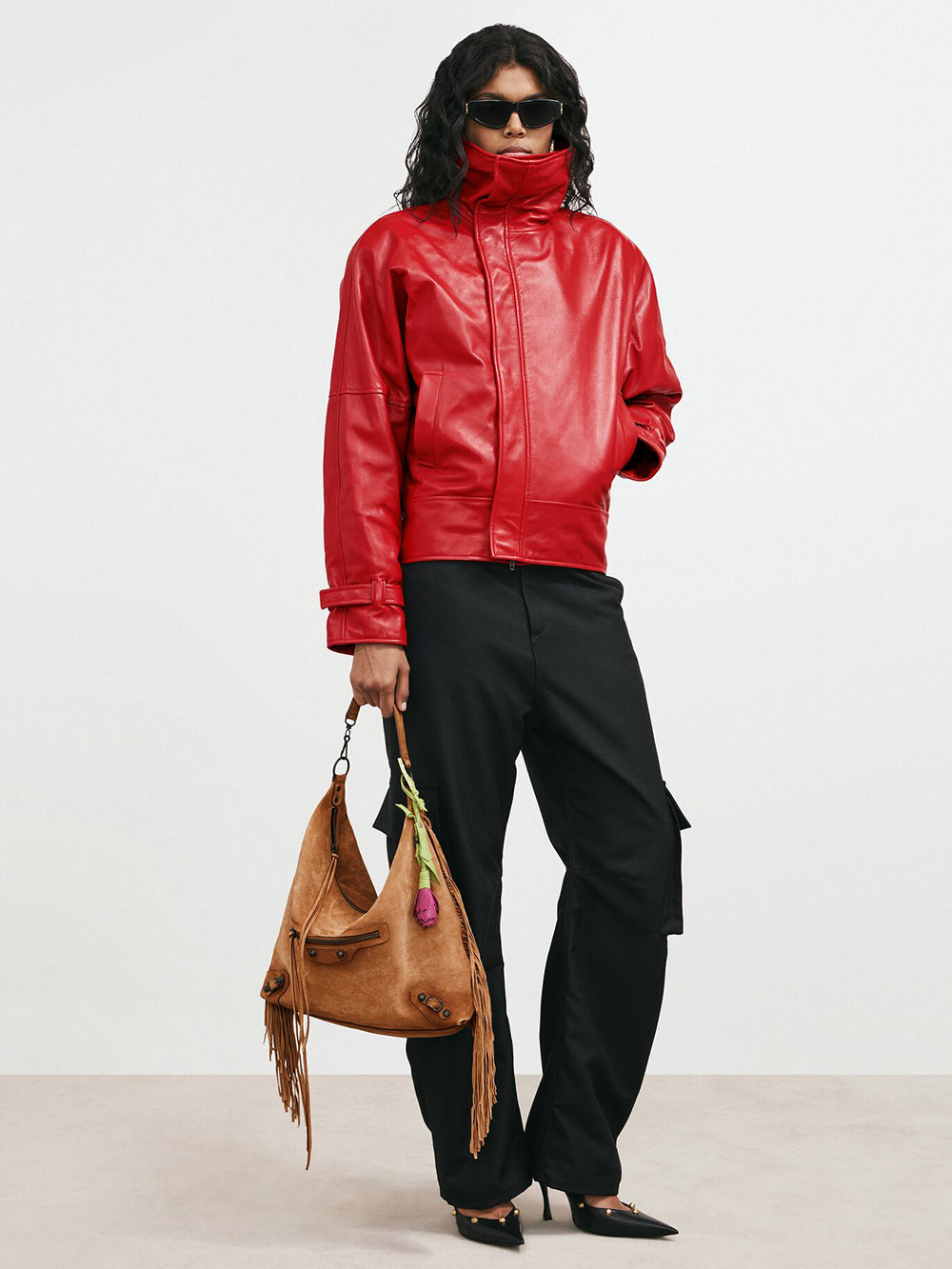 BALENCIAGA Big Collar Jacket Women