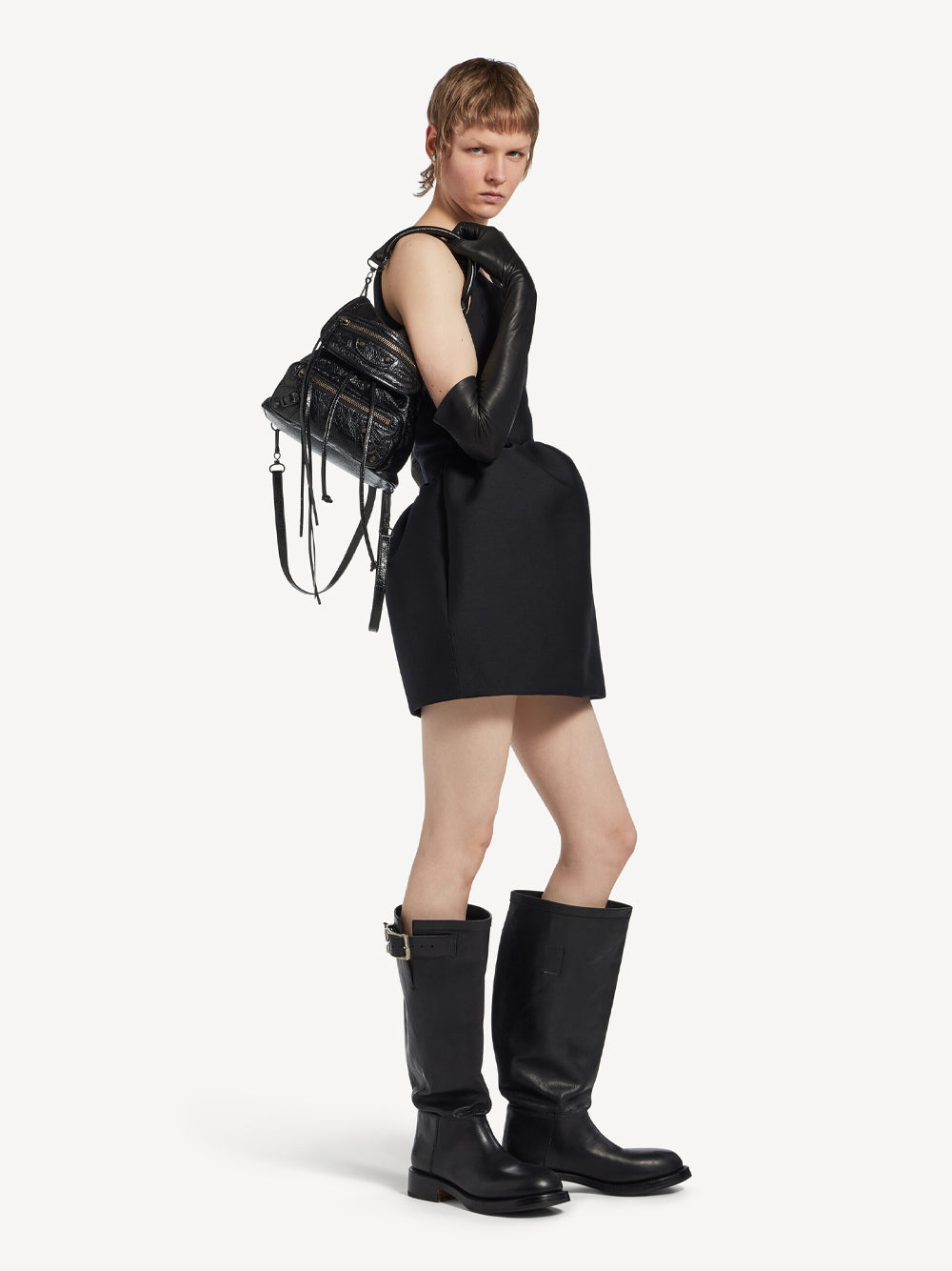BALENCIAGA Zaino Le City Mini In Pelle Arena Women