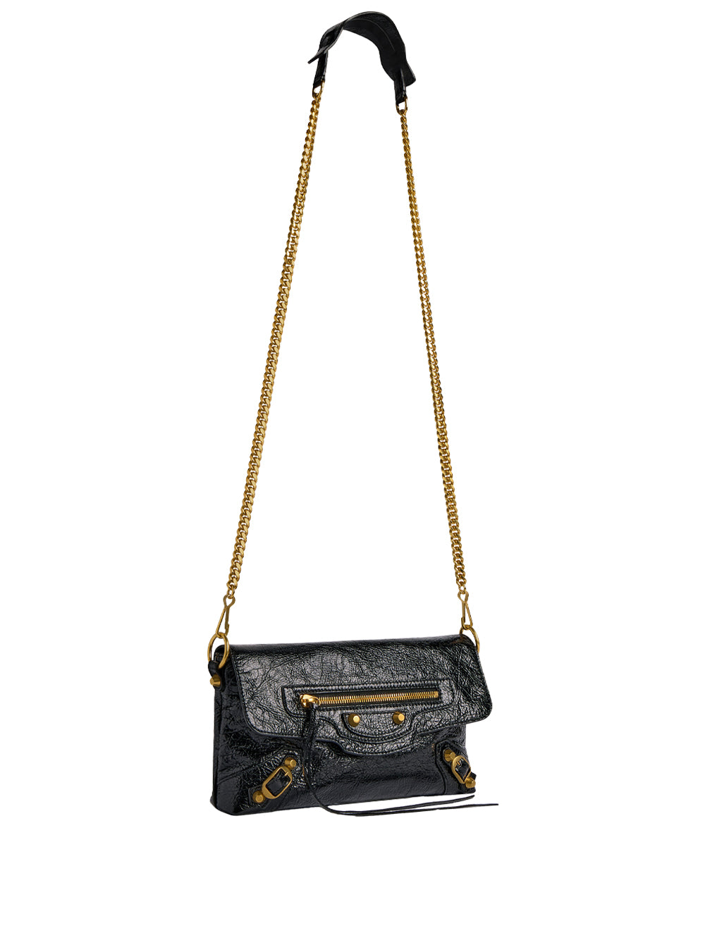 BALENCIAGA Pochette Con Catena "Le City" In Pelle Arena Women