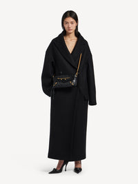 BALENCIAGA Pochette Con Catena "Le City" In Pelle Arena Women