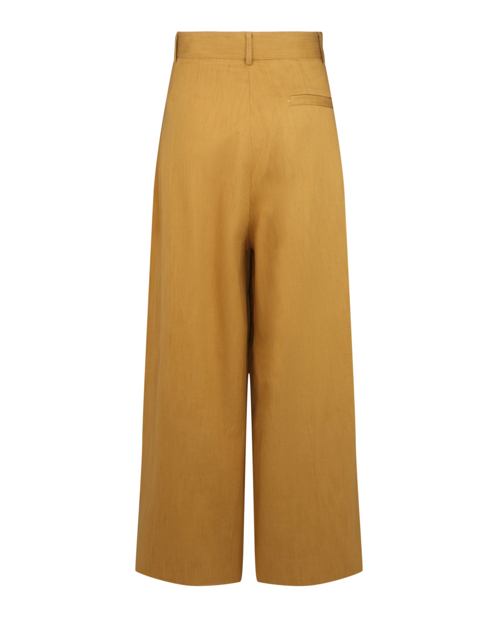 Ferragamo Womens Pleated Wide-Leg Trousers