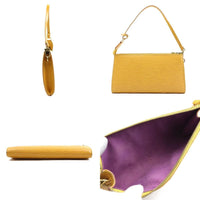 Louis Vuitton Pochette Accessoires Epi Leather Yellow Leather Shoulder Bag Bag (Authentic Pre-Loved)