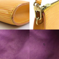 Louis Vuitton Pochette Accessoires Epi Leather Yellow Leather Shoulder Bag Bag (Authentic Pre-Loved)