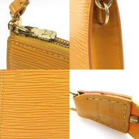 Louis Vuitton Pochette Accessoires Epi Leather Yellow Leather Shoulder Bag Bag (Authentic Pre-Loved)