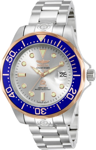 Invicta Men's Pro Diver Silver Dial Watch - 13788