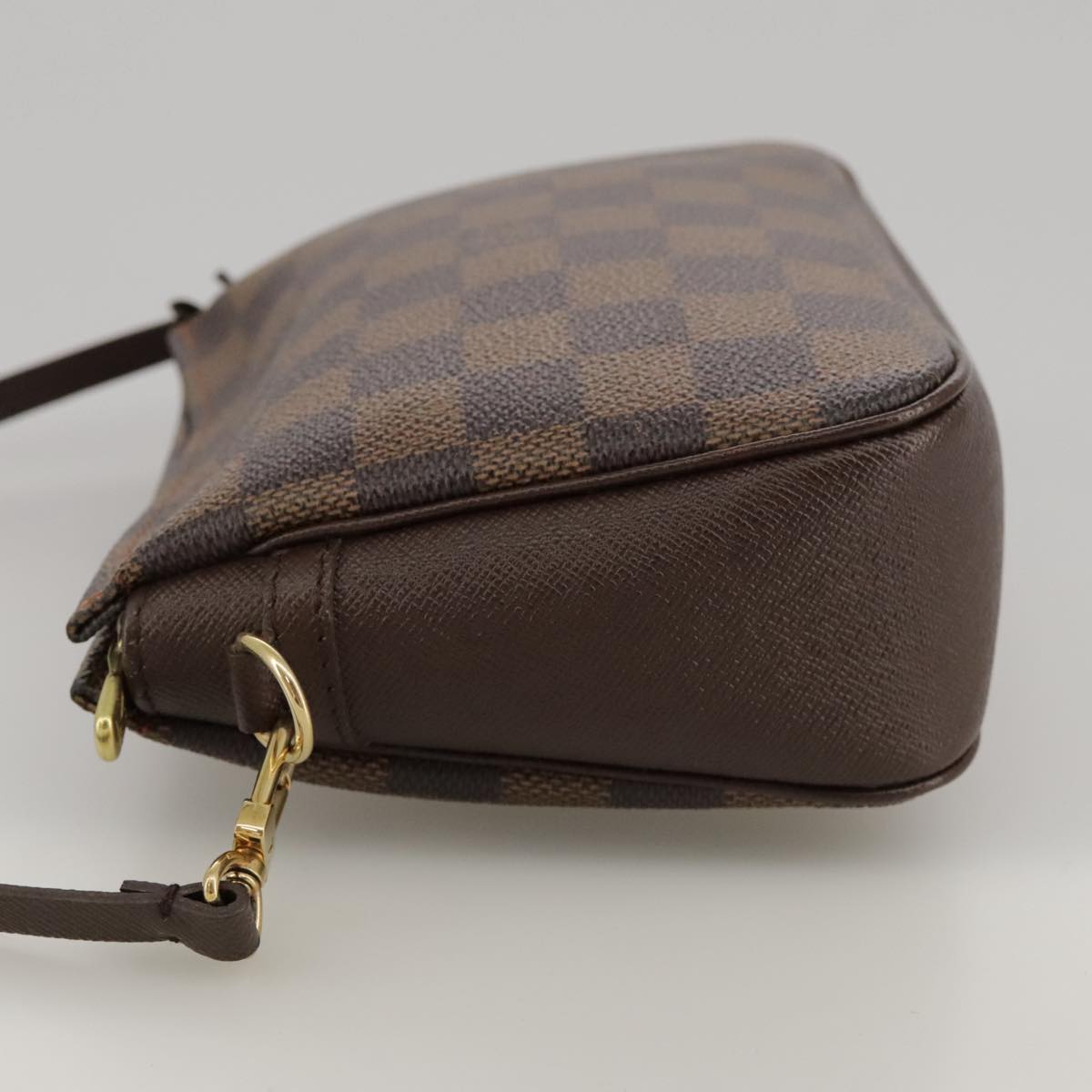 Louis Vuitton Trousse Makeup Brown Canvas Clutch Bag (Pre-Owned)