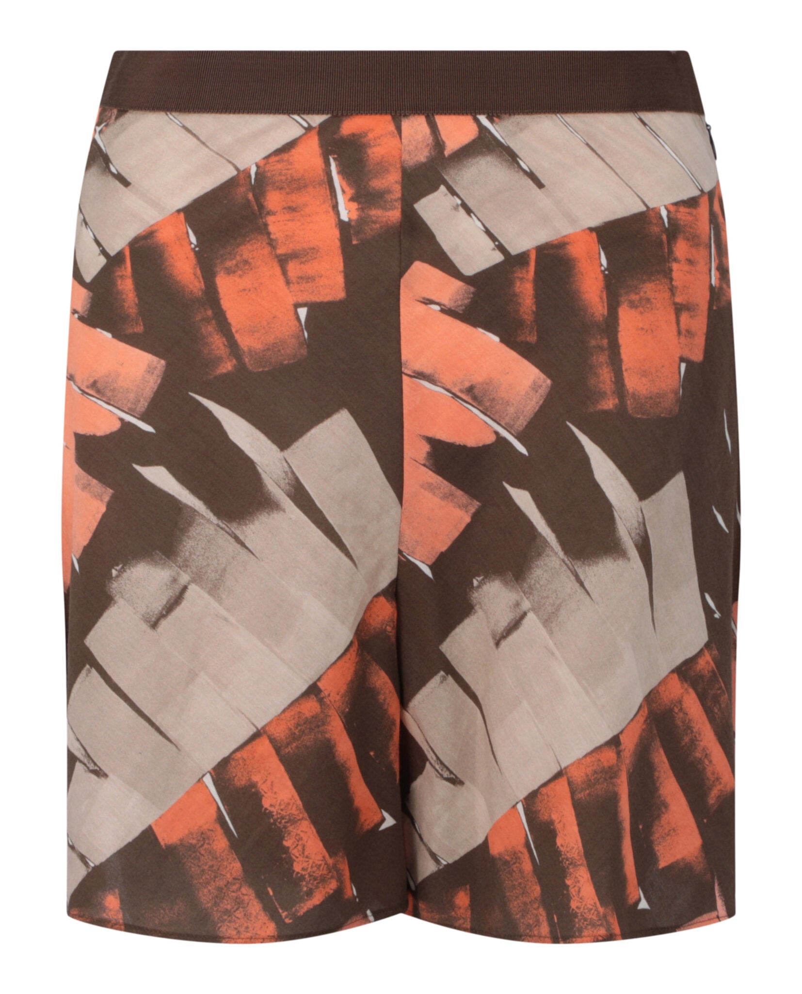 Ferragamo Womens Palm Print Bermuda Shorts