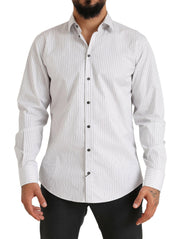 Dolce & Gabbana Striped Cotton Dress Shirt