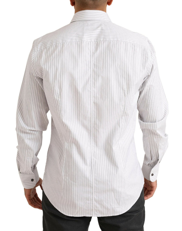 Dolce & Gabbana Striped Cotton Dress Shirt