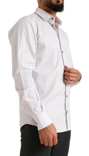 Dolce & Gabbana Striped Cotton Dress Shirt