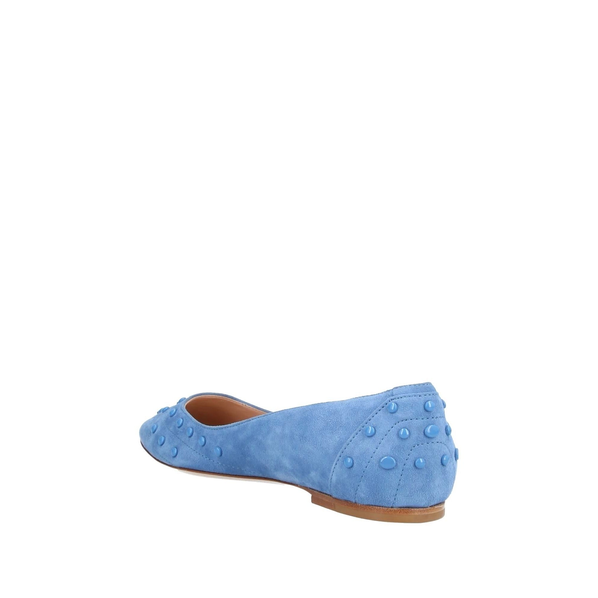Tod's Velvety Suede Ballerinas