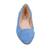 Tod's Velvety Suede Ballerinas