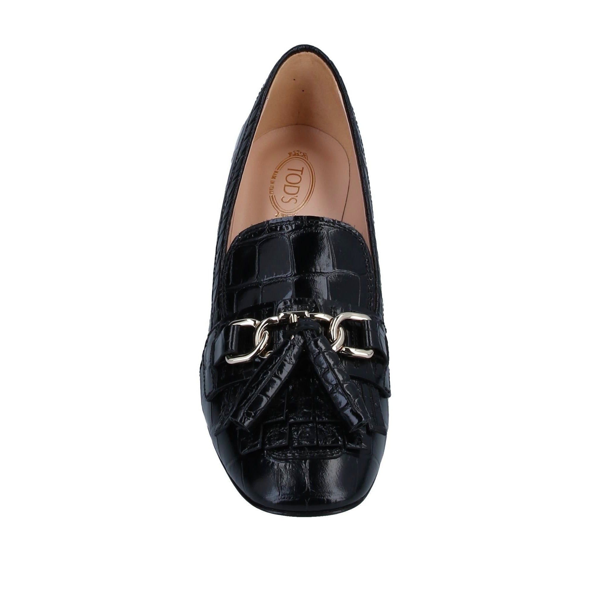 Tod's Cuoio Gomma T50 Heeled Loafers