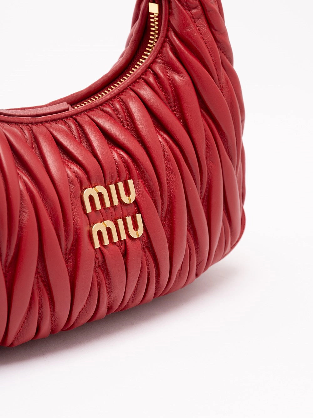 Miu miu Miu Miu Women `Wander` Matelassé Leather Hobo Bag