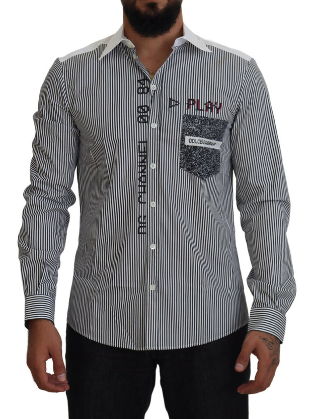 Dolce & Gabbana Striped Slim Fit Shirt