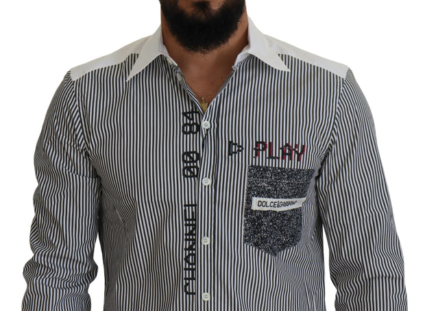 Dolce & Gabbana Striped Slim Fit Shirt