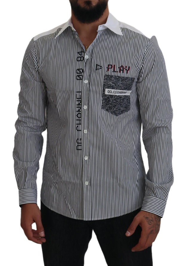 Dolce & Gabbana Striped Slim Fit Shirt