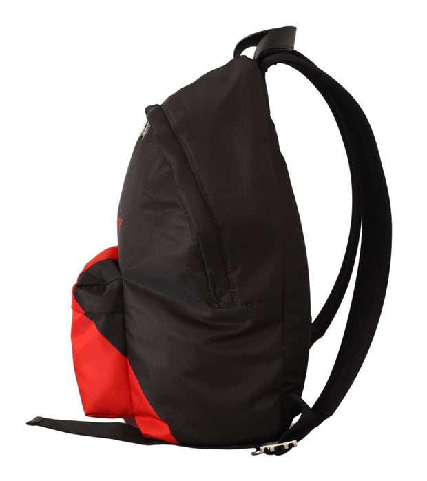 Givenchy Red and Black Nylon Urban Backpack
