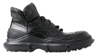 Dolce & Gabbana Vintage Leather Ankle Boots 6 Black