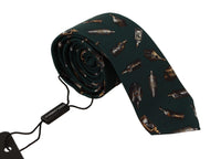 Dolce & Gabbana Bottle Print Silk Tie