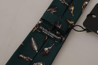 Dolce & Gabbana Bottle Print Silk Tie