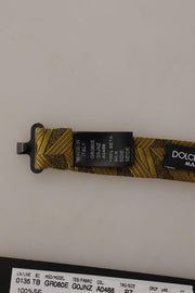 Dolce & Gabbana Fantasy Print Adjustable Neck Papillon Bow Tie