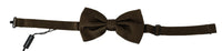 Dolce & Gabbana Brown Bow Tie Adjustable Strap