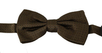 Dolce & Gabbana Brown Bow Tie Adjustable Strap